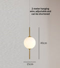 Chandelier en verre nordique pour la chambre à coucher