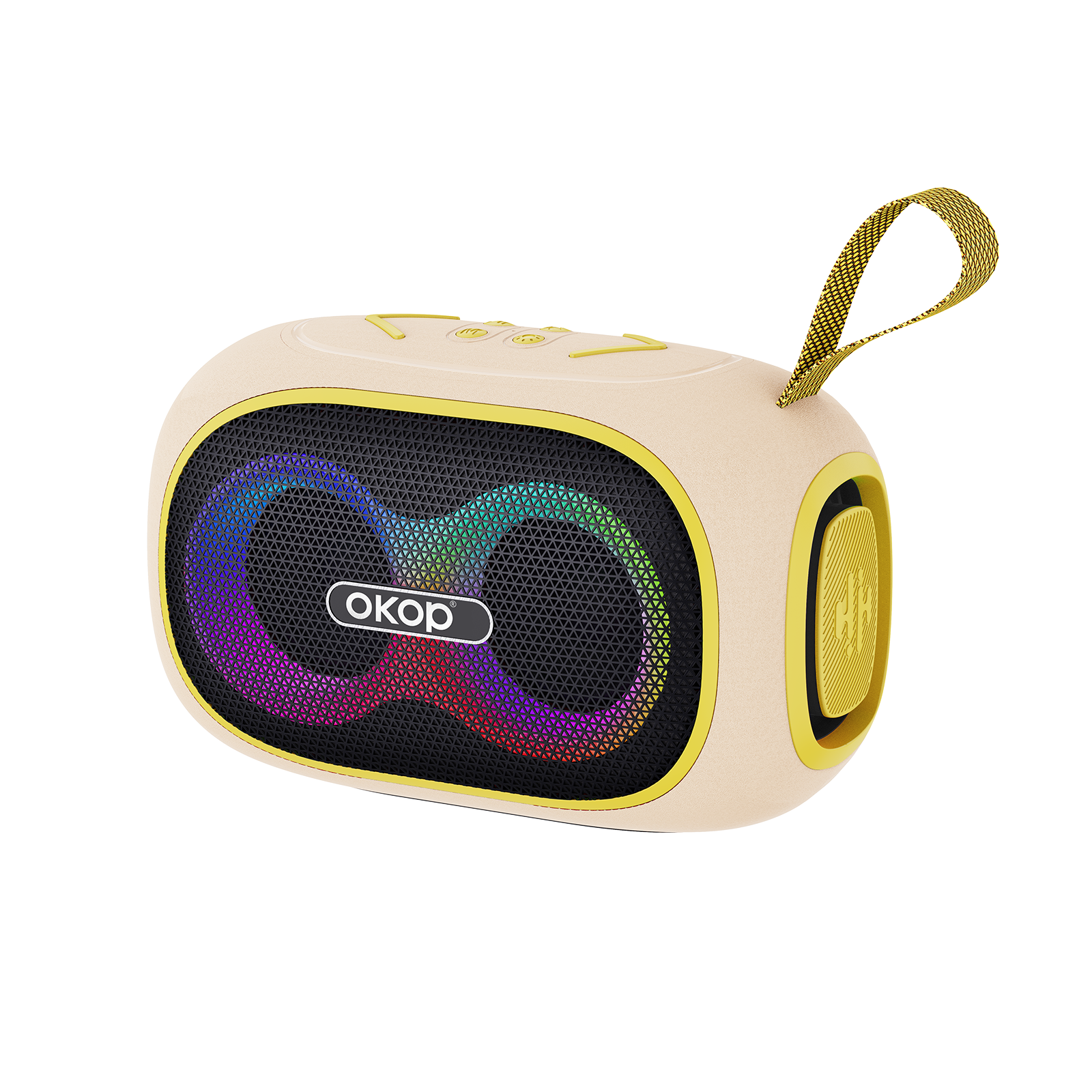 KP-854 Meilleures ventes Bluetooth haut-parleur sans fil Poignée portable RGB Éclairage Modèle Bat longue