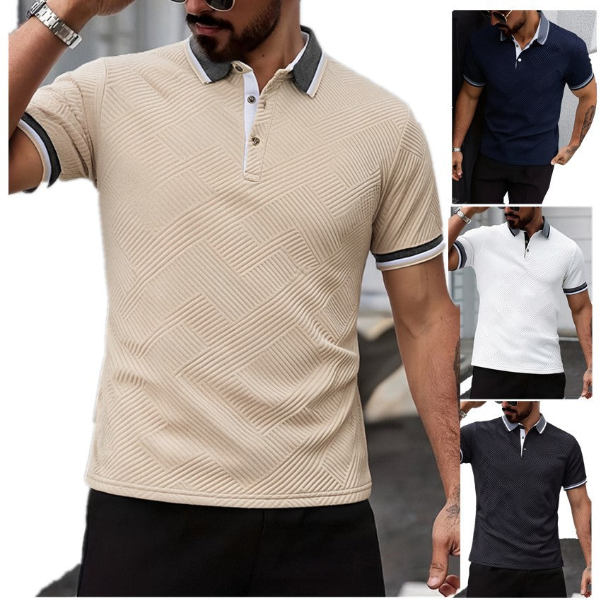 Hommes Polo Chemise à manches courtes Casual Top
