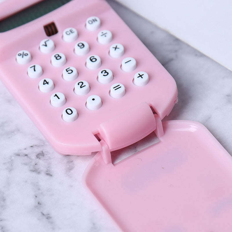 Mini calculatrice créative en forme de cookie