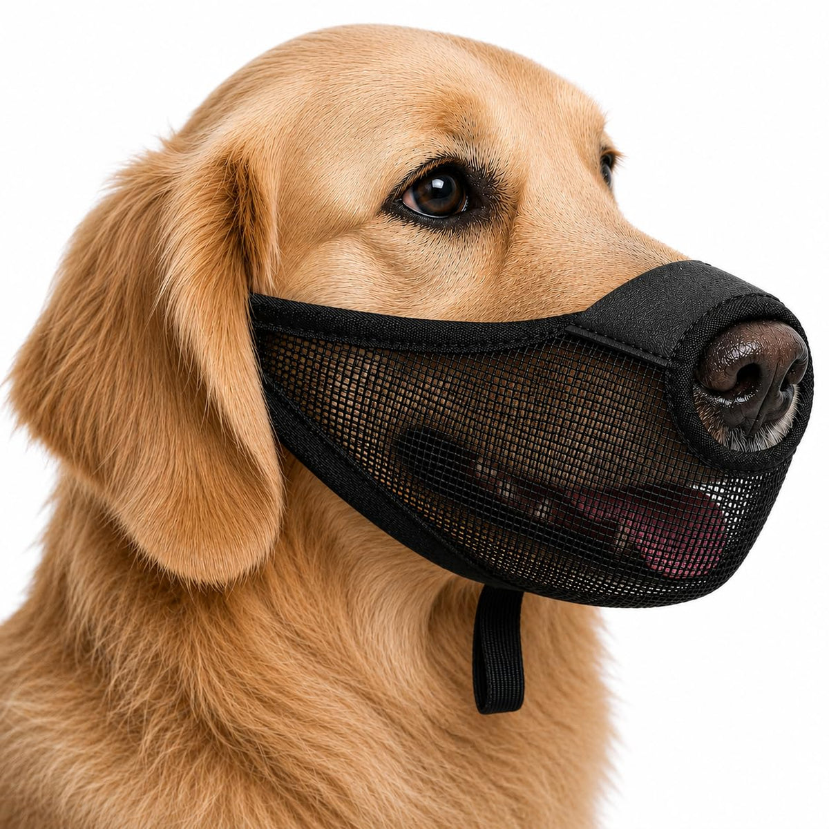 Muselière de chien, Muselière d'air doux pour grands chiens, moules de chien respirantes pour la chasse