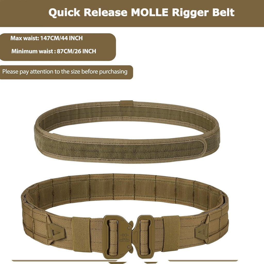 Seal de taille Huit pièces Set Quick Release Equipment Waist Bag Outdoor Patrol Multifonction