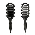 Bounce Curl Définition de peigne de styling sec et humide utiliser Peigne de massage creux Peigne de curling pour cheveux