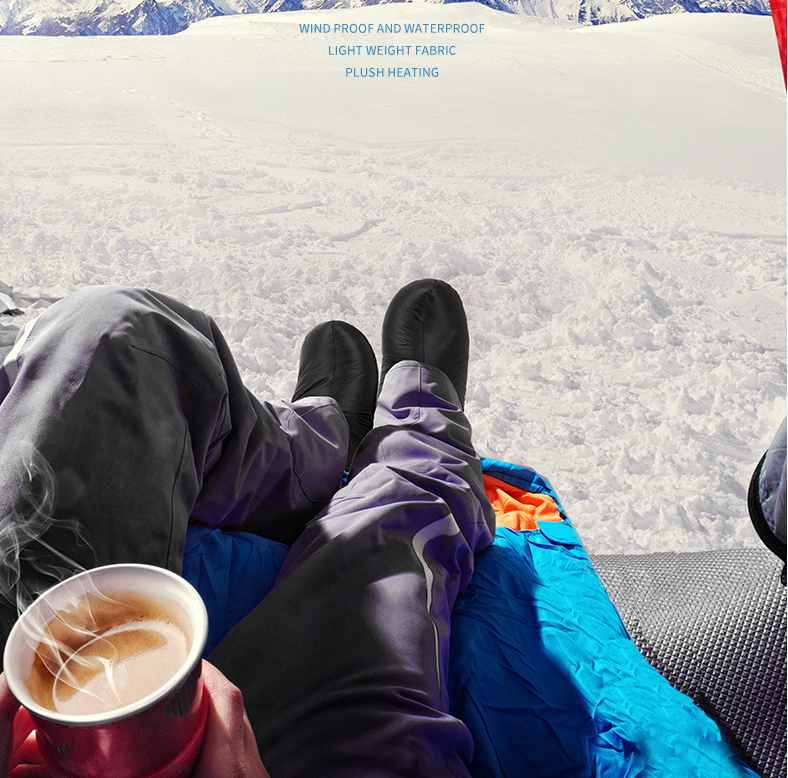 Couverture chaude des pieds