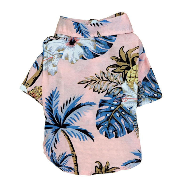 Vêtements de chemise de style chien hawaïen