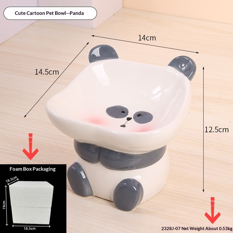 Cute Cartoon Lion Pet Bowl