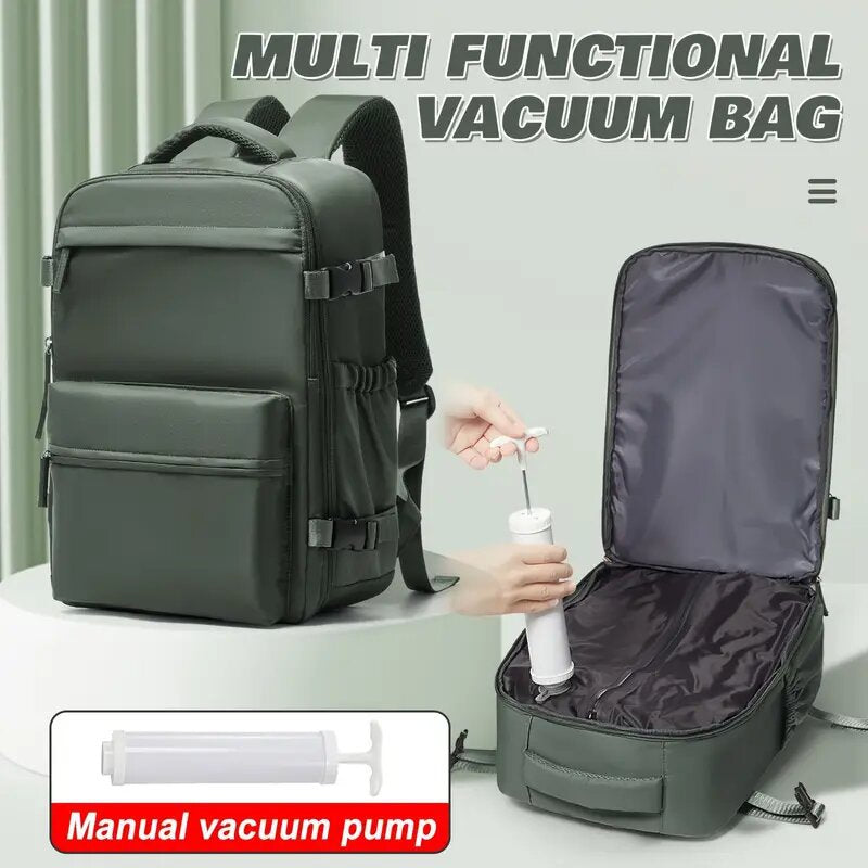 Compression sous vide minimaliste femelle Sac à dos de grande capacité