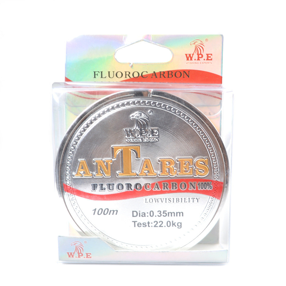 Fluorocarbone revêtu Invisible ligne de pêche outil de pêche en fibre de carbone