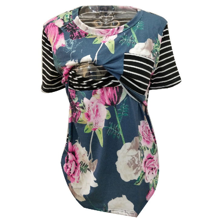 Allaitement d'été Tops Vêtements de maternité