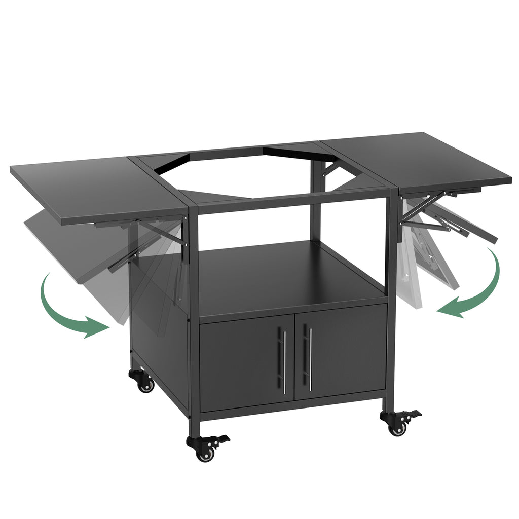 Table de grill extérieur pour Big Green Egg Style BBQ