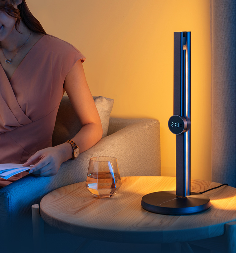 Bureau étudiant Protection des yeux Lampe de lit de chambre à coucher à lecture pliante