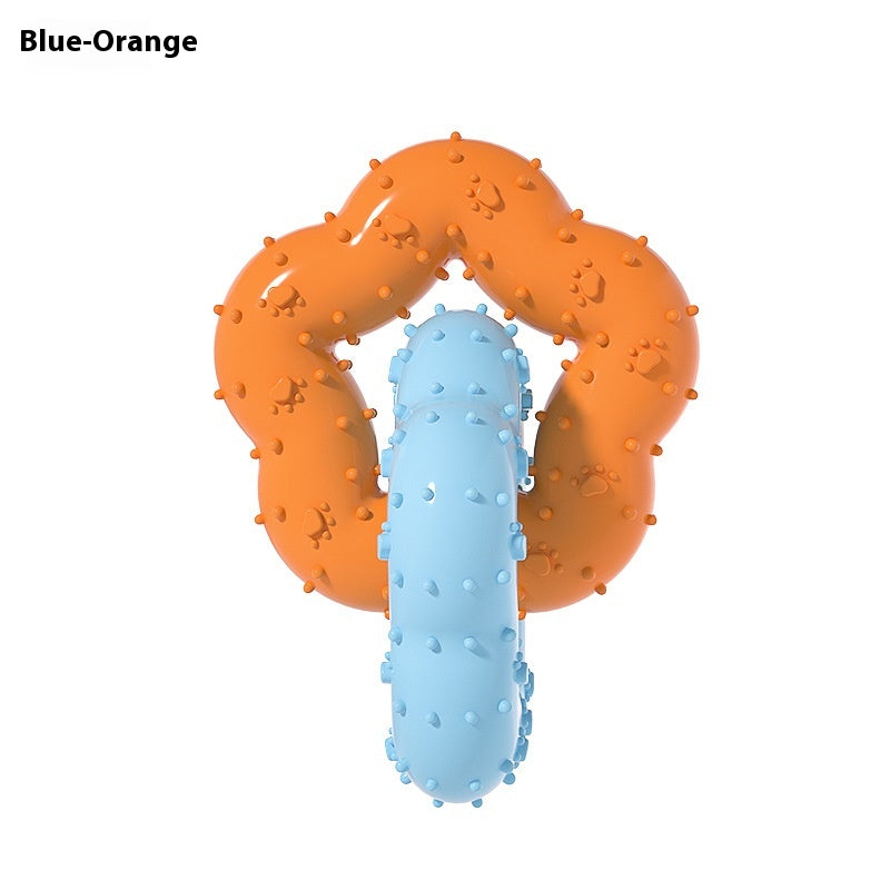 Jouet de chien en forme de fleur de molar
