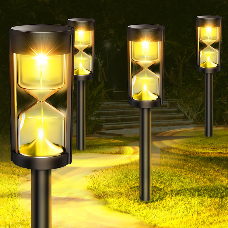 Lampe à gazon solaire à hourglass