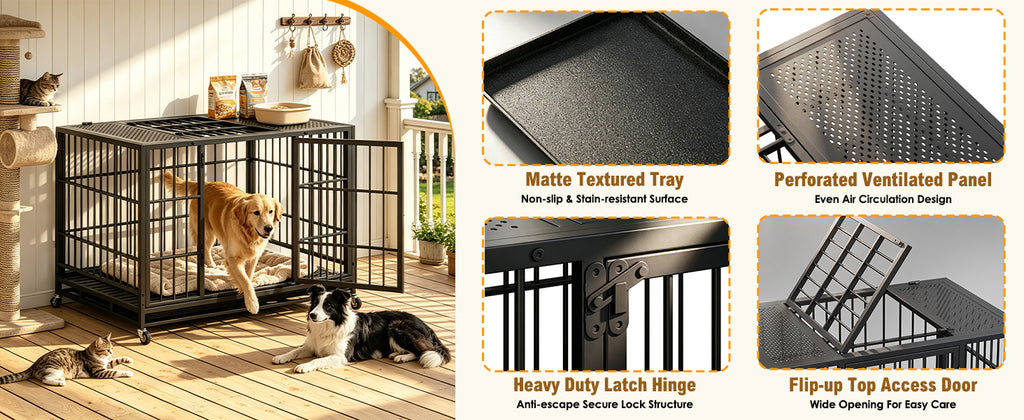 Crate de chiens lourds