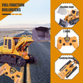 Excavateur de jouets de bulldozer pour véhicules d'ingénierie télécommandé Cadeaux pour enfants
