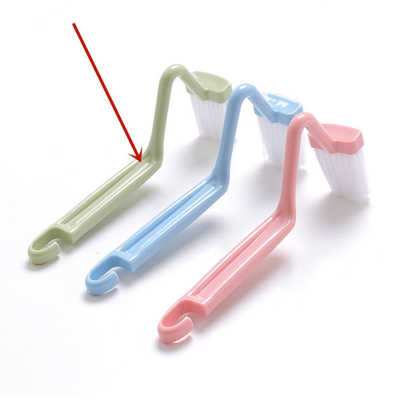 Toilette Courbée Brosse de nettoyage Gap outil Salle de bain Accessoire Long Poignée Wall Mounted Toilette S