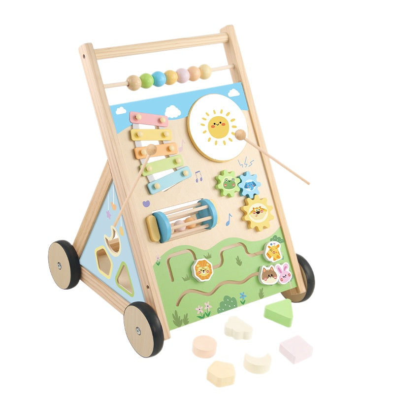 Wooden Toddler Walker Baby Youth Education Jouet éducatif