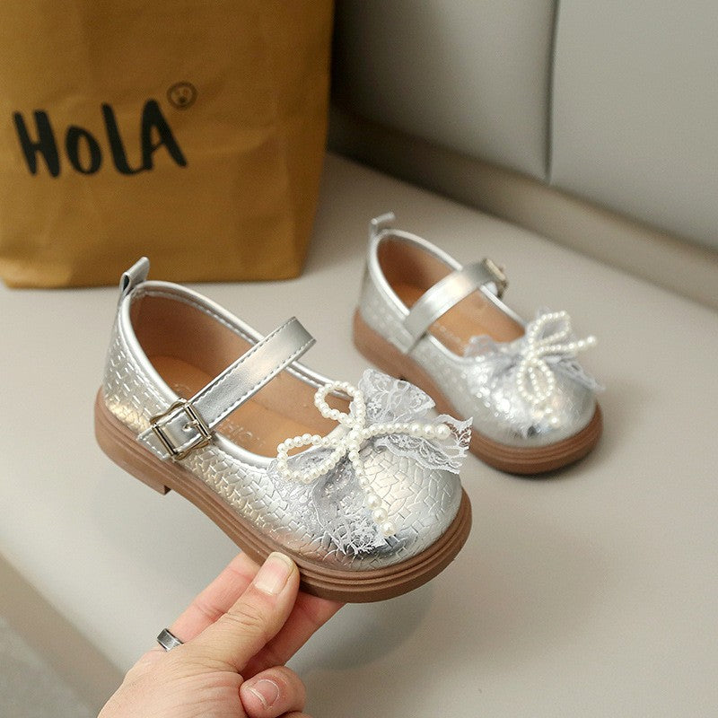 Chaussures de Printemps & Automne en Cuir de Filles