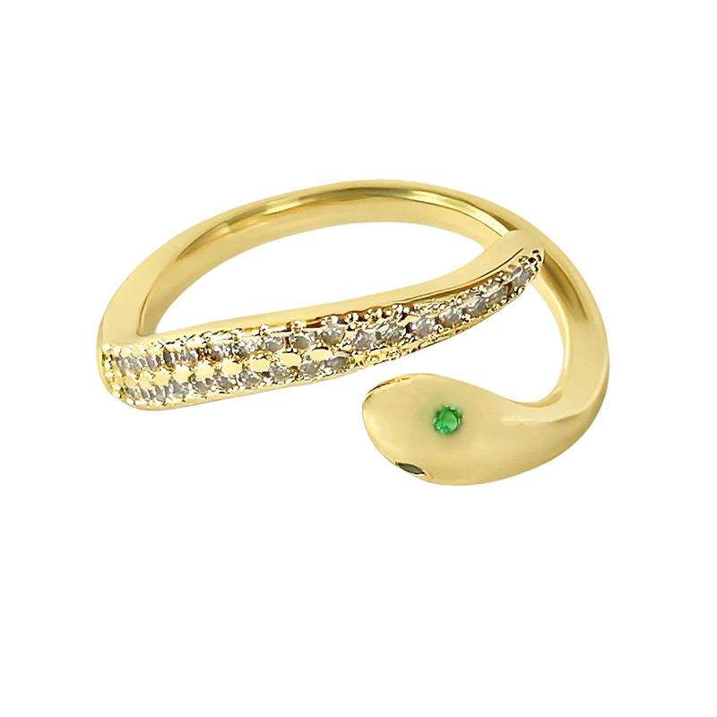 Femmes Tonor Serpent Forme Anneau ouvert