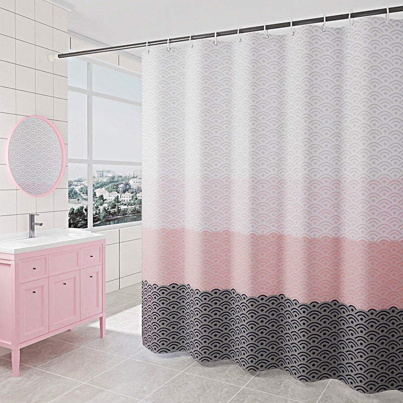 Polyester Imperméable Et Mildew Proof Salle de bain Rideau de douche Rideau de séparation
