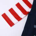 Santa Imprimé Maison Porter Pyjama Parent-enfant Porter