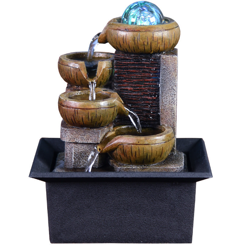 Eau courante de fontaine européenne