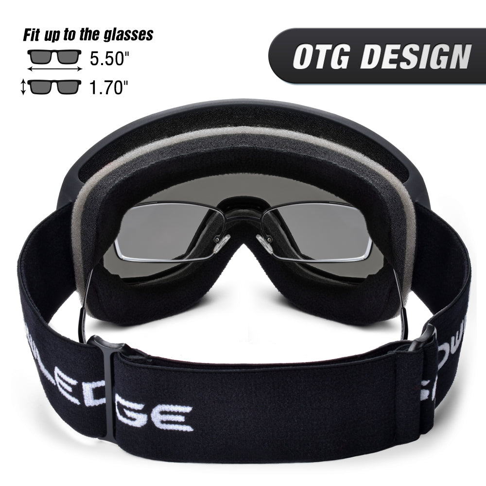 Lunettes de ski anti-fog double couche