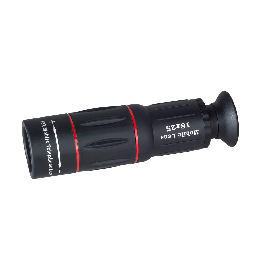Compatible 18X Telescope Zoom Objectif mobile pourSamsung Smartphones Universal Clip Telefon Ca