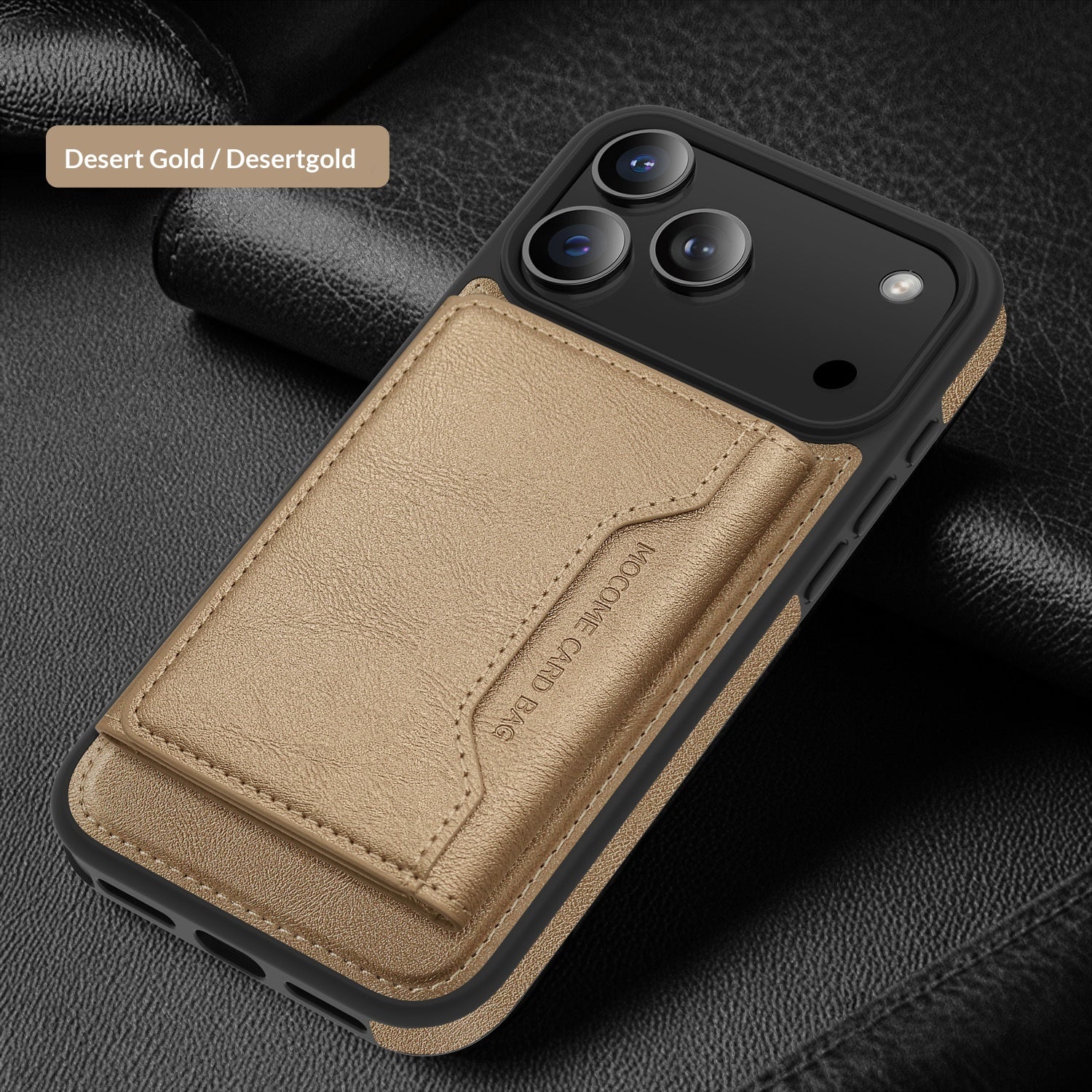 Housse de téléphone véritable en cuir Drop-Proof - Housse de protection mince pour smartphone avec Shock Ab