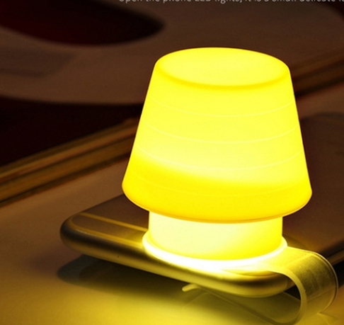 Mabor Stylish Cute Silicone Support de téléphone mobile Lampe de nuit Lampe Cadeaux