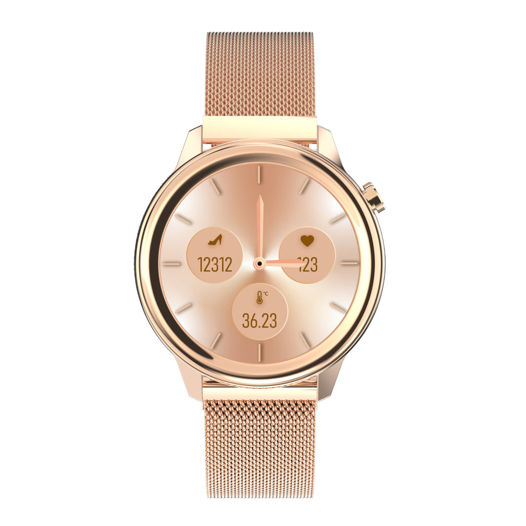 Fashion Smart Watch Dames Heart Rate Blood Pression Multifonctionnelle Sport Watch Hommes Femmes