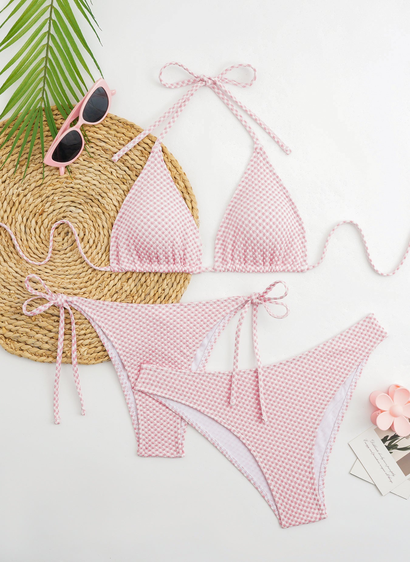 Maillot de bain bikini en trois parties