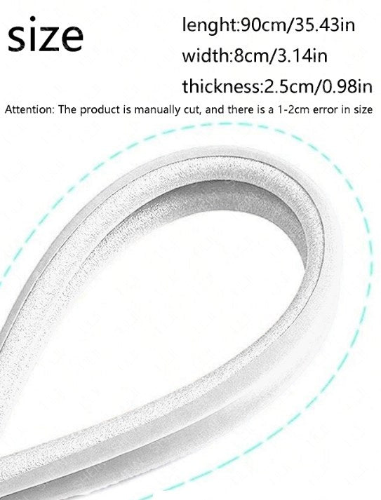Sound insulation and windproof door opening strips-Pack White-1