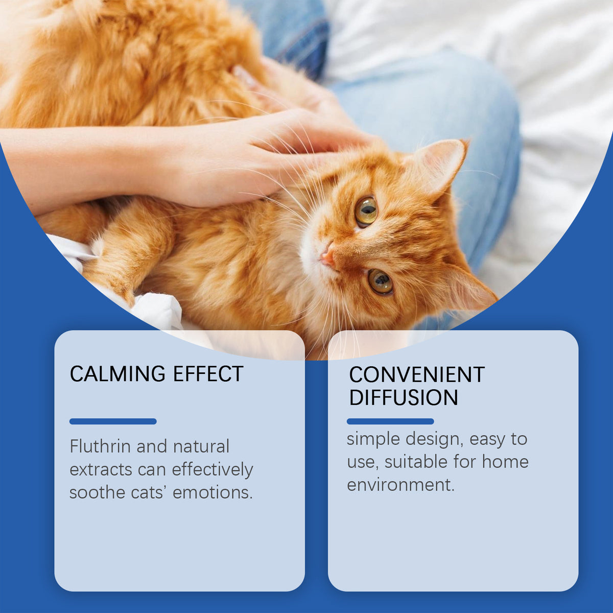 Combinaison pour diffuseur d'humeur chat