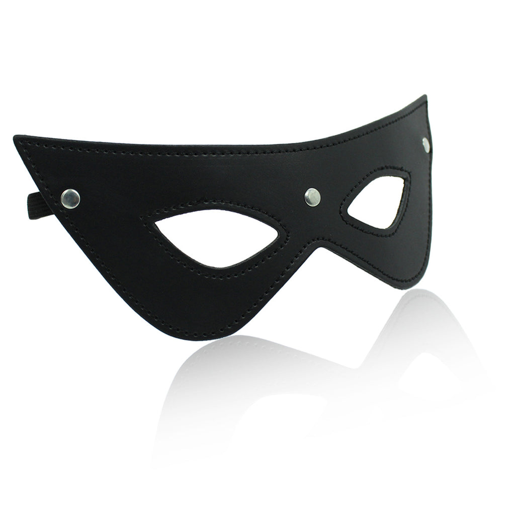 Masque des yeux en cuir de Black Cat