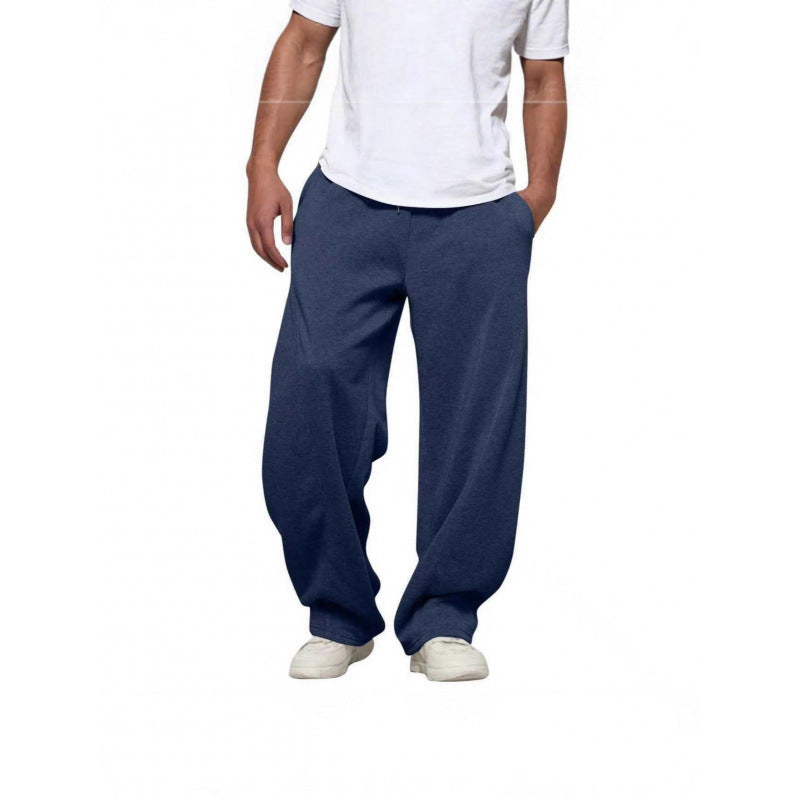 Pantalons de piste lisses pour hommes