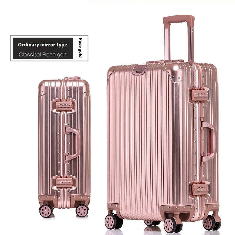 Boîtier de chariot en aluminium pour bagages en magnésium