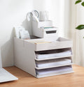 A4 Porte-boîtes de documents en papier Porte-boîtes en plastique A4 Size Boîte de rangement de documents en papier