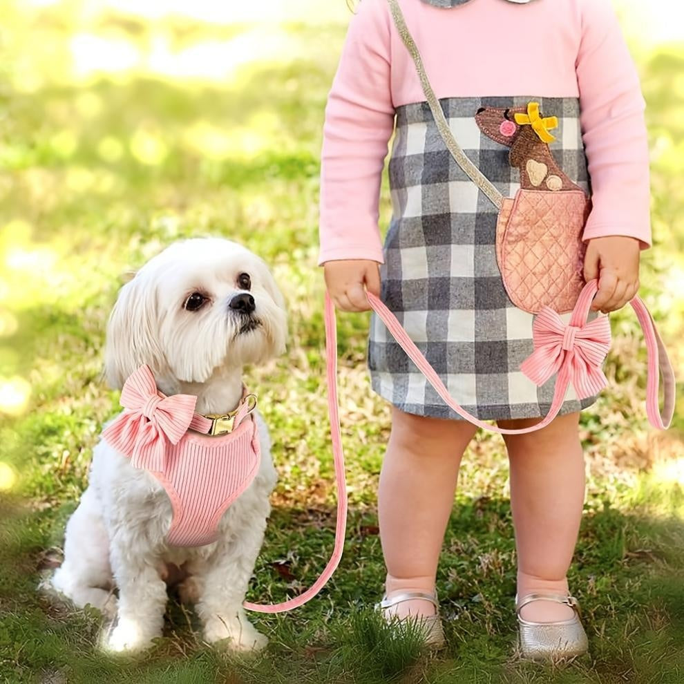 Harnais de col Traction Bow Pet Veste