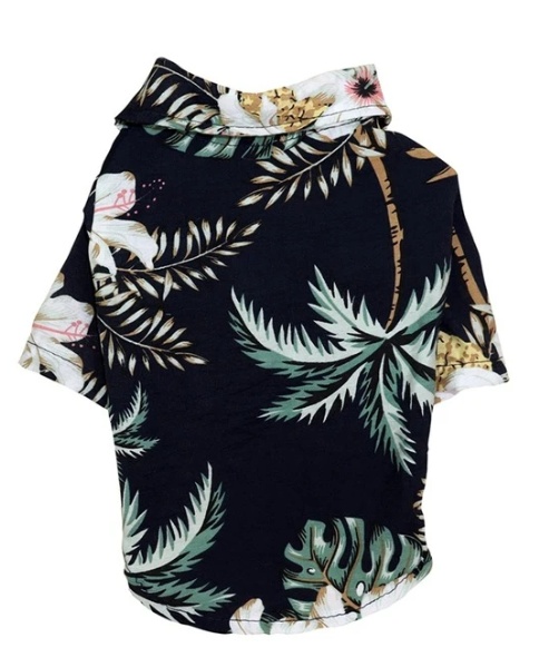 Vêtements de chemise de style chien hawaïen
