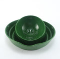 Pet Piece Inclined Bowl - Dark Green - PP - 1