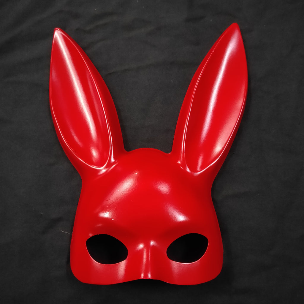 Décoration de fête Masque en peluche fille de lapin d'Halloween