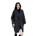 Manteau de laine d'automne Style mi-long