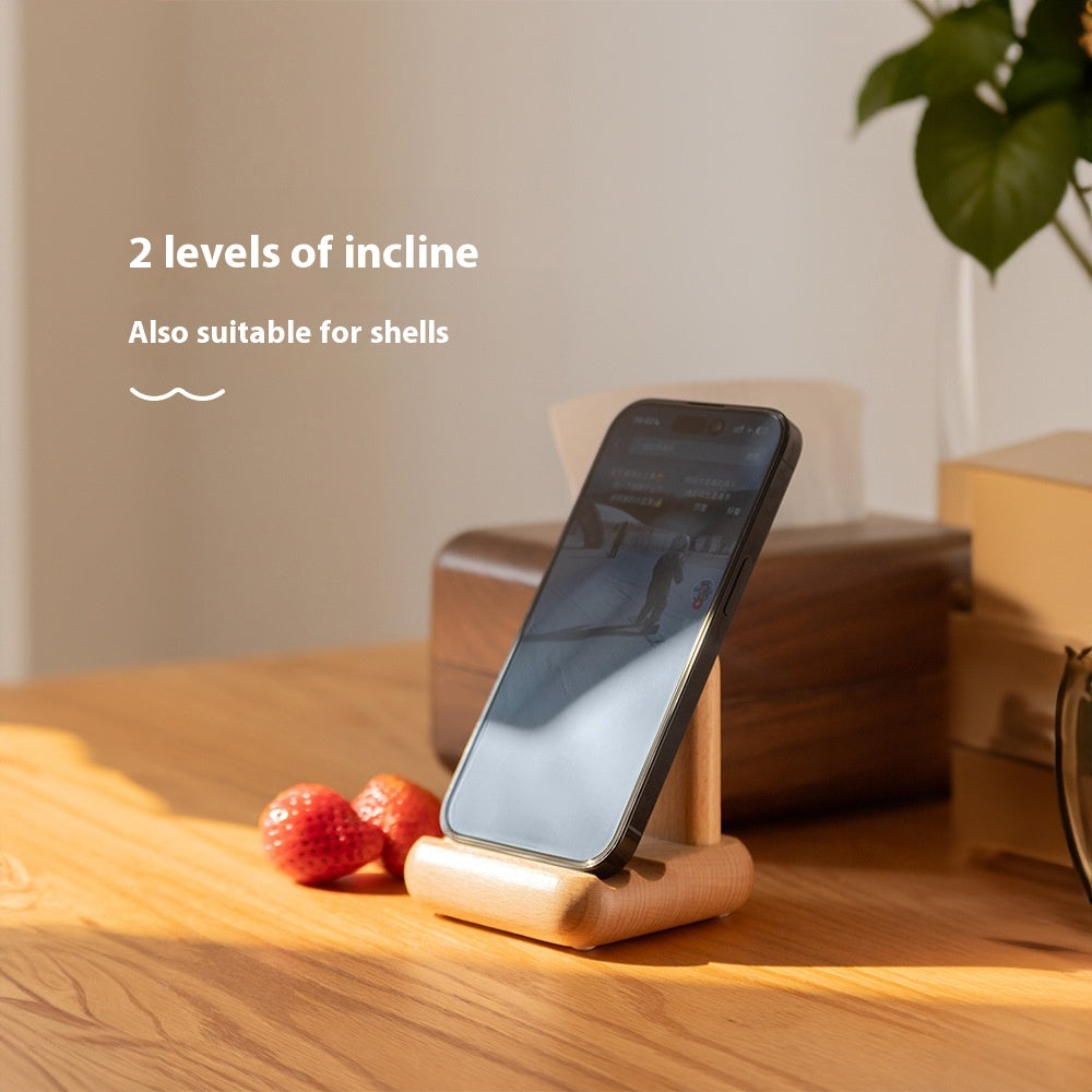 Creative Bunny Tatami Wooden Mobile Phone Holder