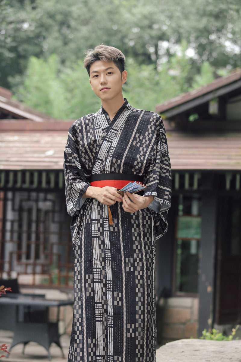 Japonais Kimono Homme traditionnel Samurai Gentleman