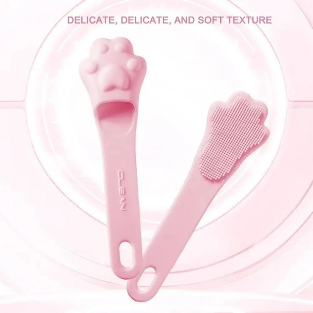 Brosse à dents en silicone pour animaux de compagnie