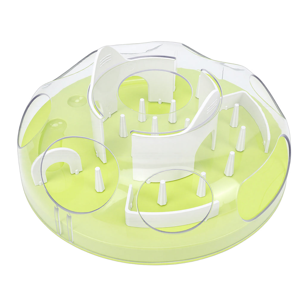 Puzzle chat interactif Feeder Funny Cat Puzzle Food Dispenser Jouet d'enrichissement pour animaux de compagnie Jouer
