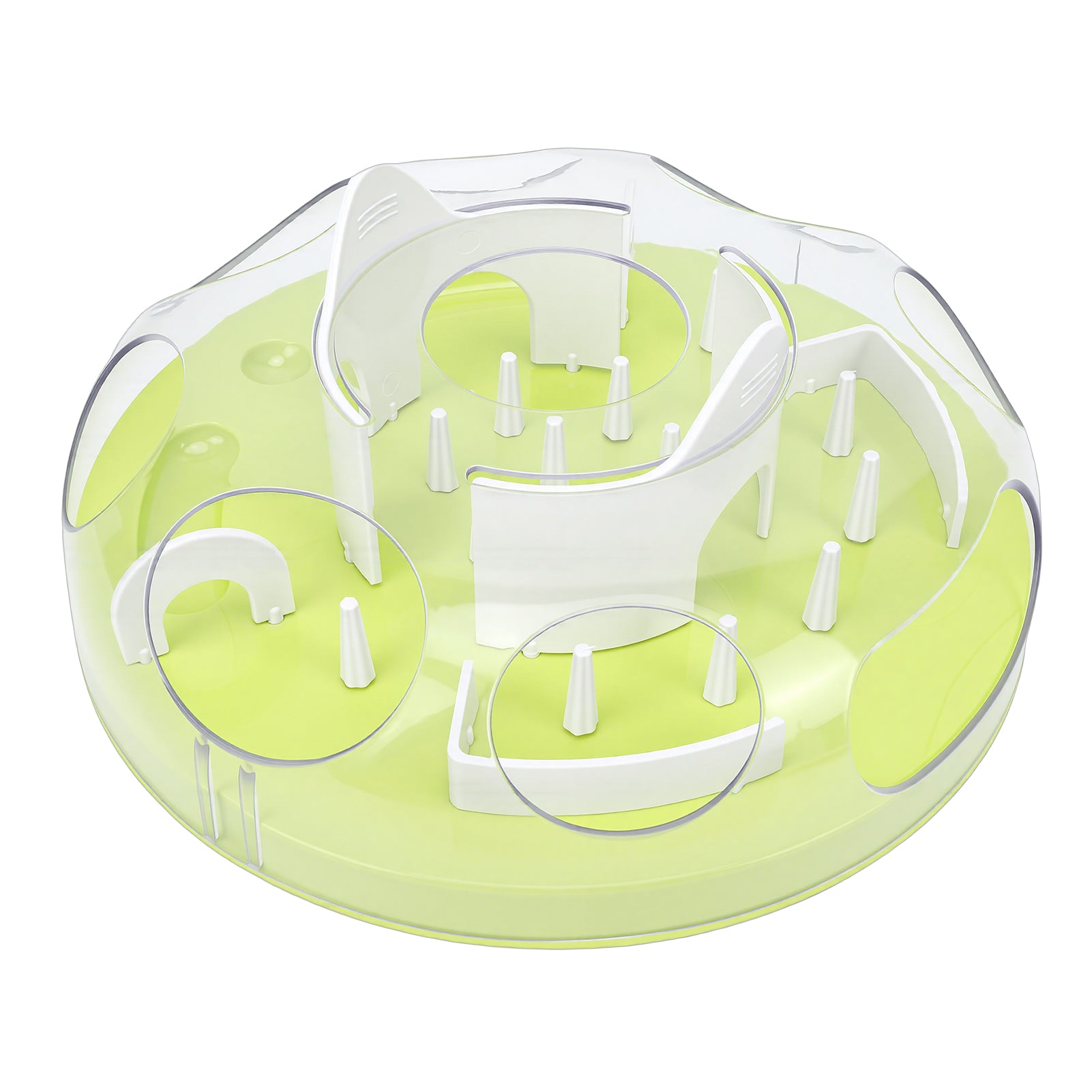 Puzzle chat interactif Feeder Funny Cat Puzzle Food Dispenser Jouet d'enrichissement pour animaux de compagnie Jouer