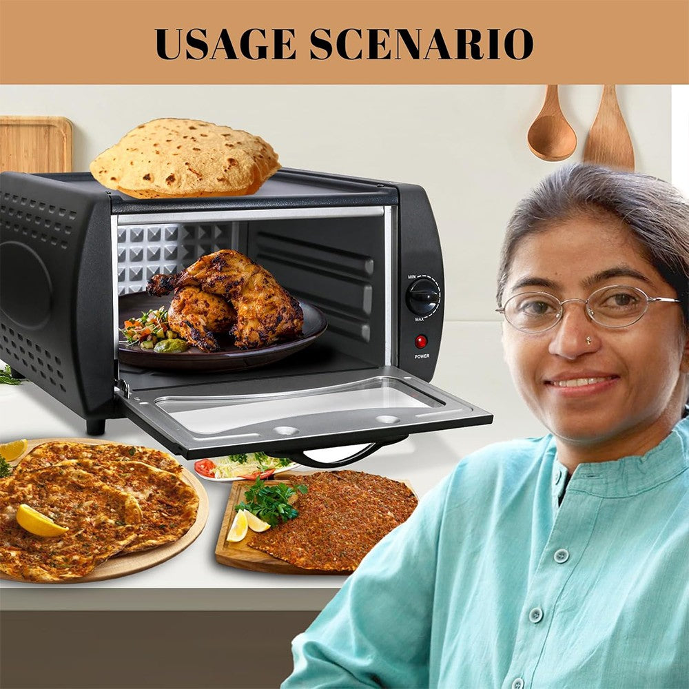 2100W Mini Four Chapati Roti Lahmacun Manakish Pizza Naan Bread Maker UK