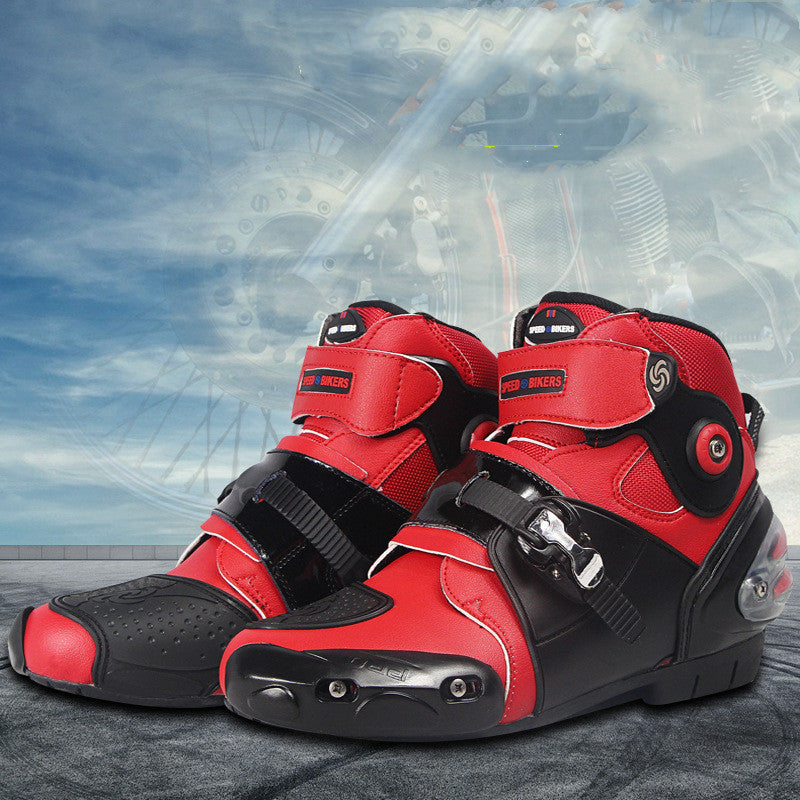 Road moto chaussures d'équitation cheville bottes